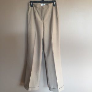 Hugo Bascati tan cuffed dress pants